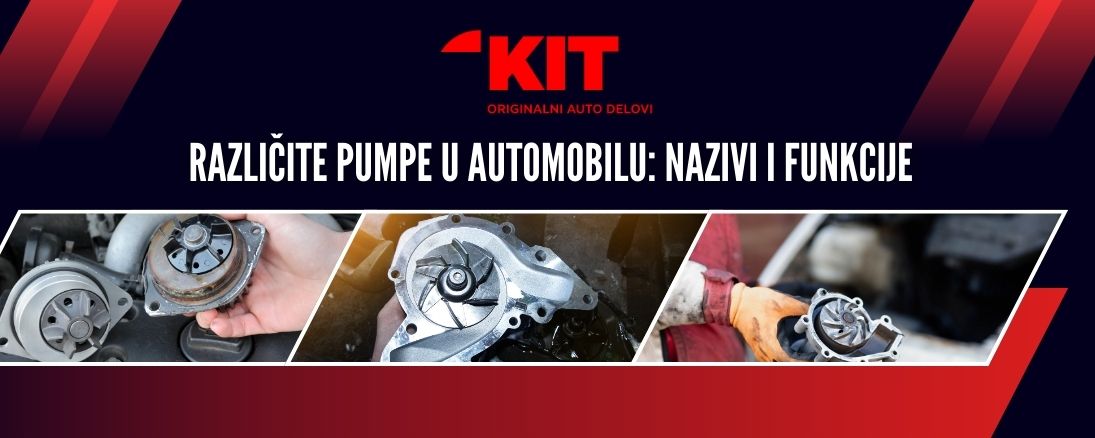 Različite pumpe u automobilu: nazivi i funkcije