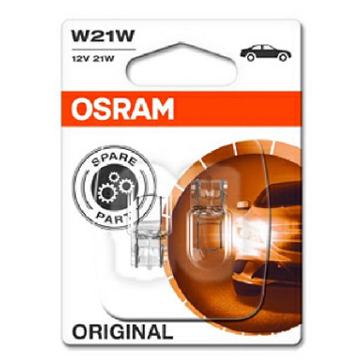 SIJAL PAR 12/ W21W 7505-2BL 21W W3x16d BLI2 OSRAM (NEW ECO-PACK) 