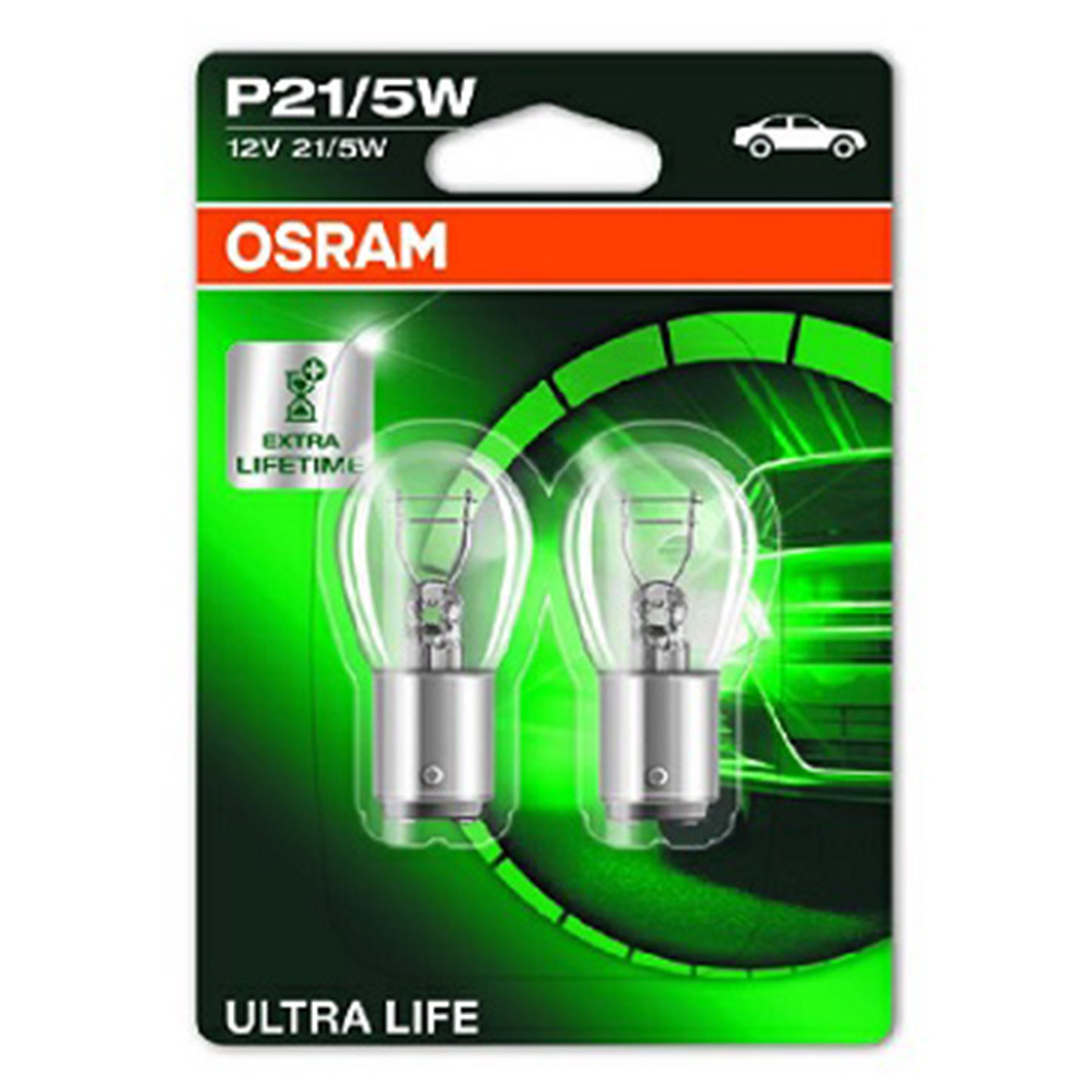 SIJAL PAR 12/ P21/5W 7528ULT-02B 21/5W BAY15D BLI2 OSRAM 