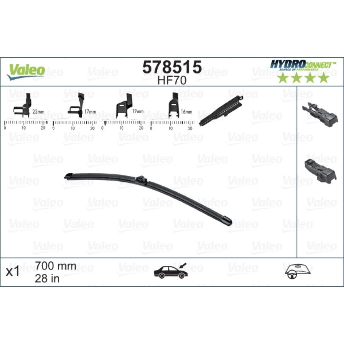 METL 578515 (  ) 700MM HYDROCONNECT VALEO 