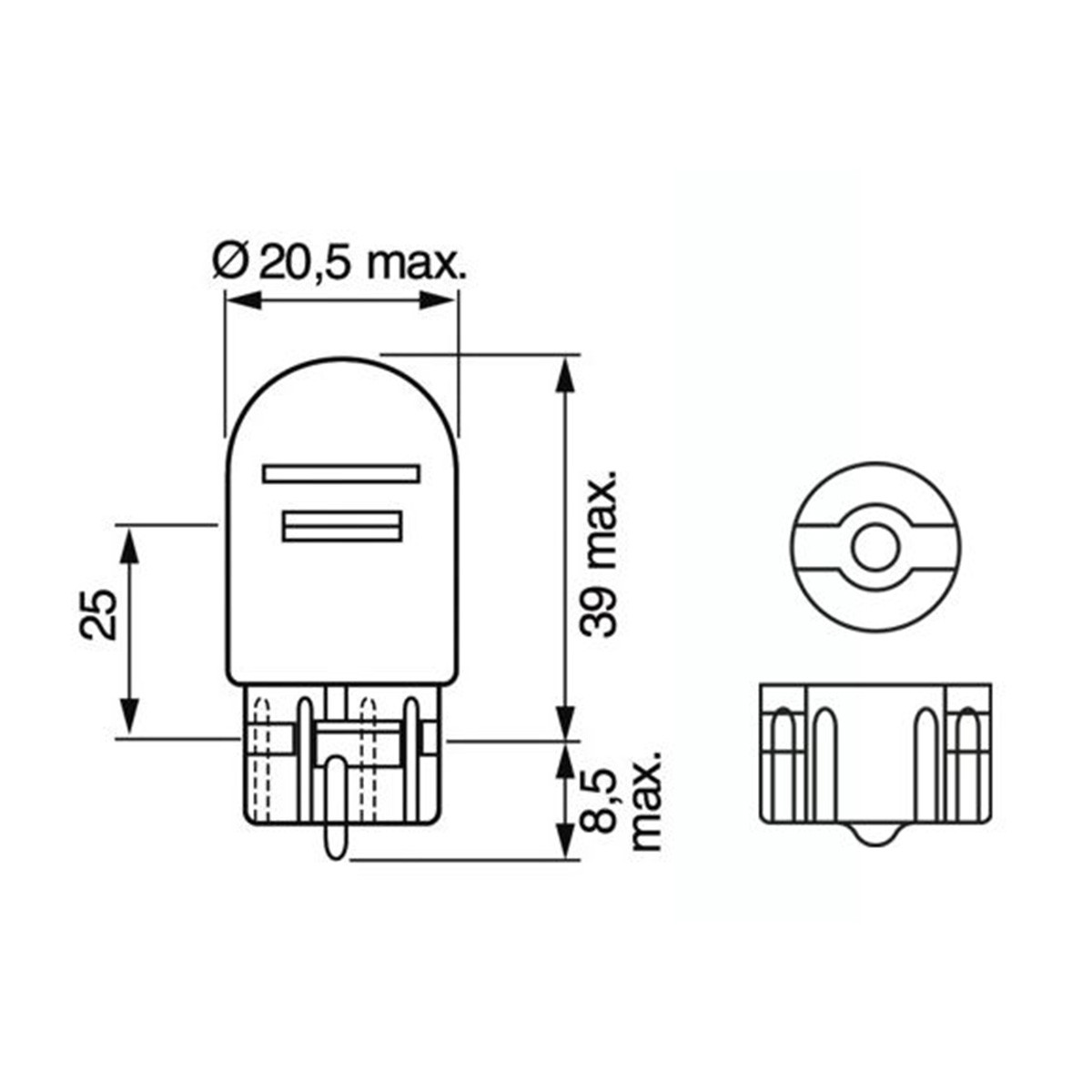 SIJ 12V 21/5W 1987302823 (  ) ECO BOSCH 