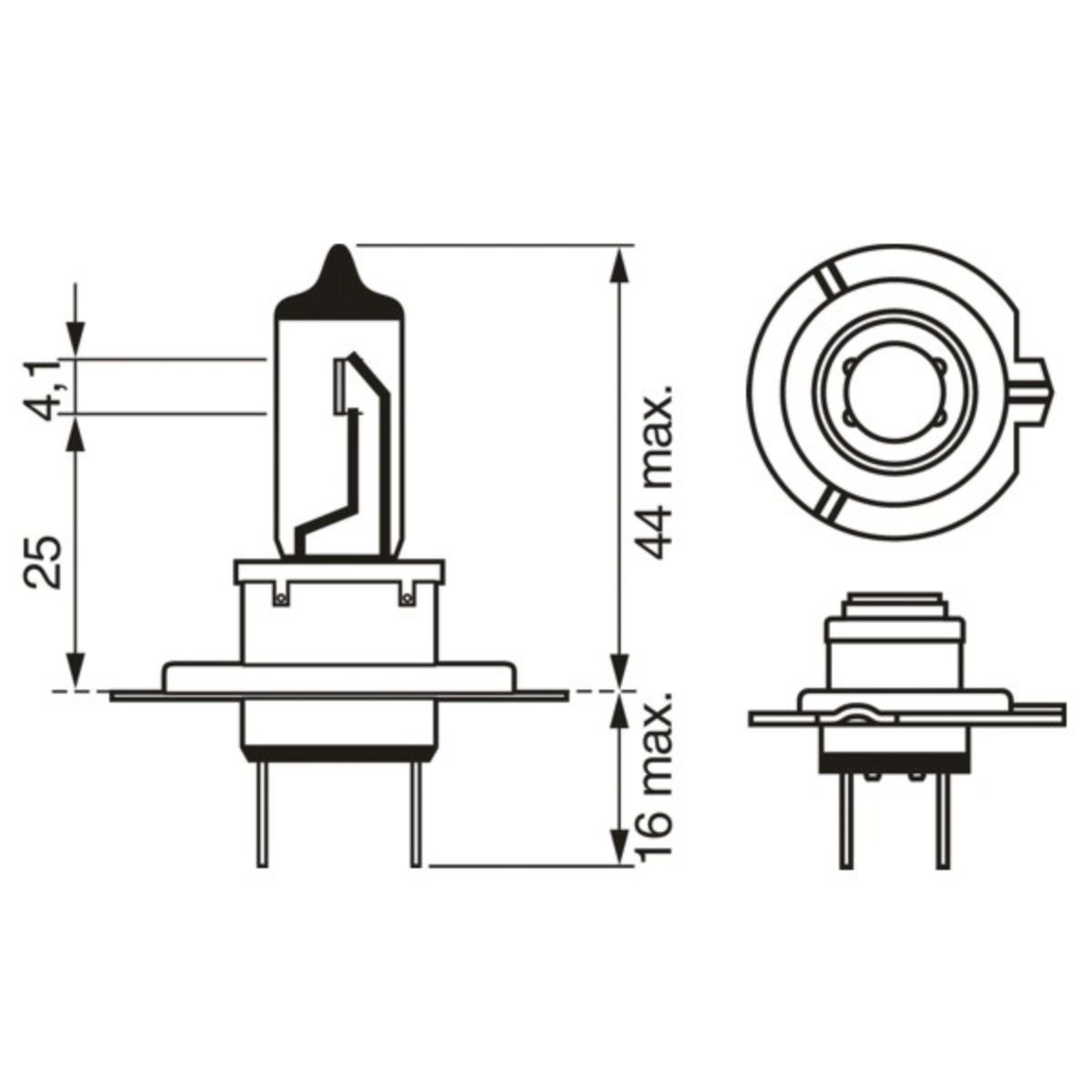 SIJ 12V H7 1987301057 (  ) LONG LIFE BOSCH 