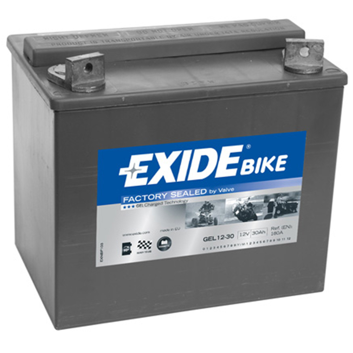 AKUM EXIDE MOTO 12V4AH L+ LI-ION GEL12-30 