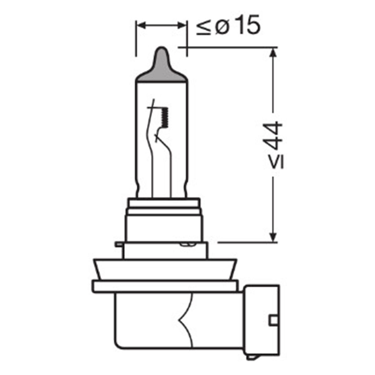 SIJAL PAR 12/ H11 64211CBN-HCB 55W PGJ19-2 2BOX OSRAM 