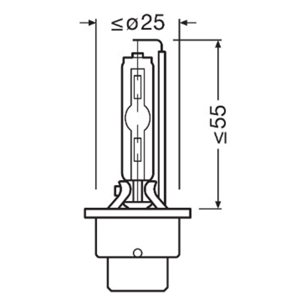 SIJAL PAR XENON / D4S 66440CBN-HCB 35W P32D-5 6200K OSRAM 