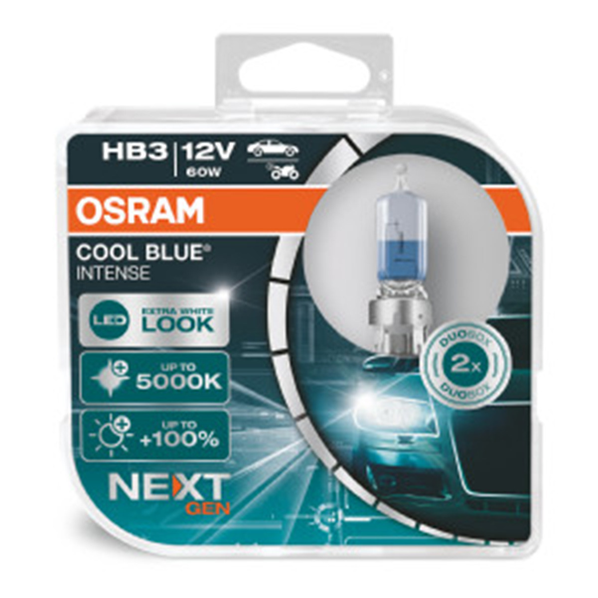 SIJAL PAR 12/ HB3 9005CBN-HCB 60W P20d 5000K 2BOX OSRAM 