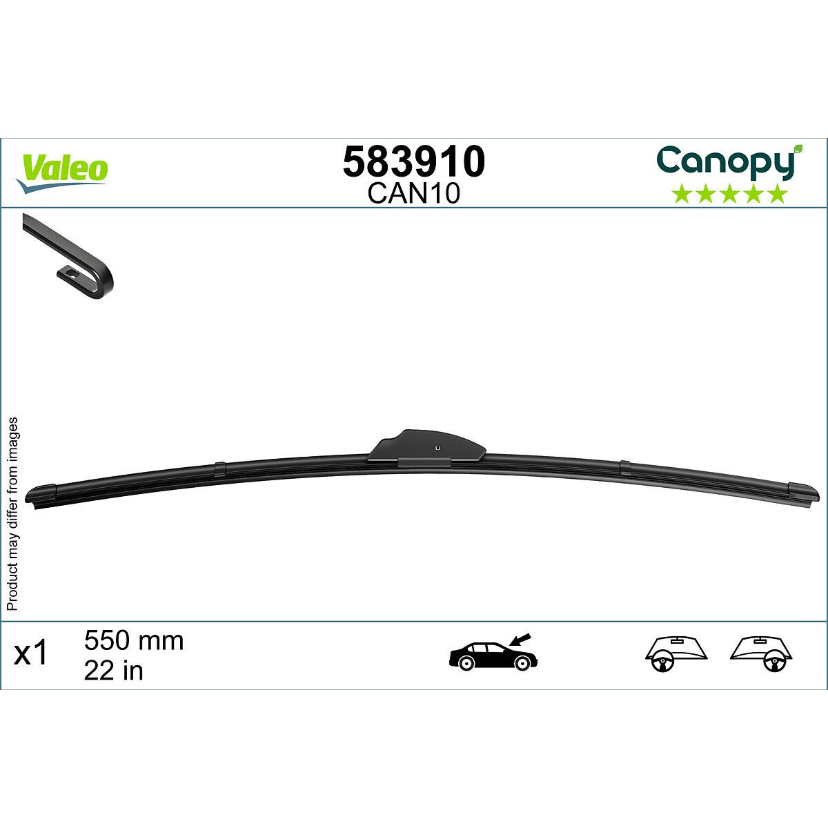 MET 583910 FLAT CAN10 CANOPY VALEO 