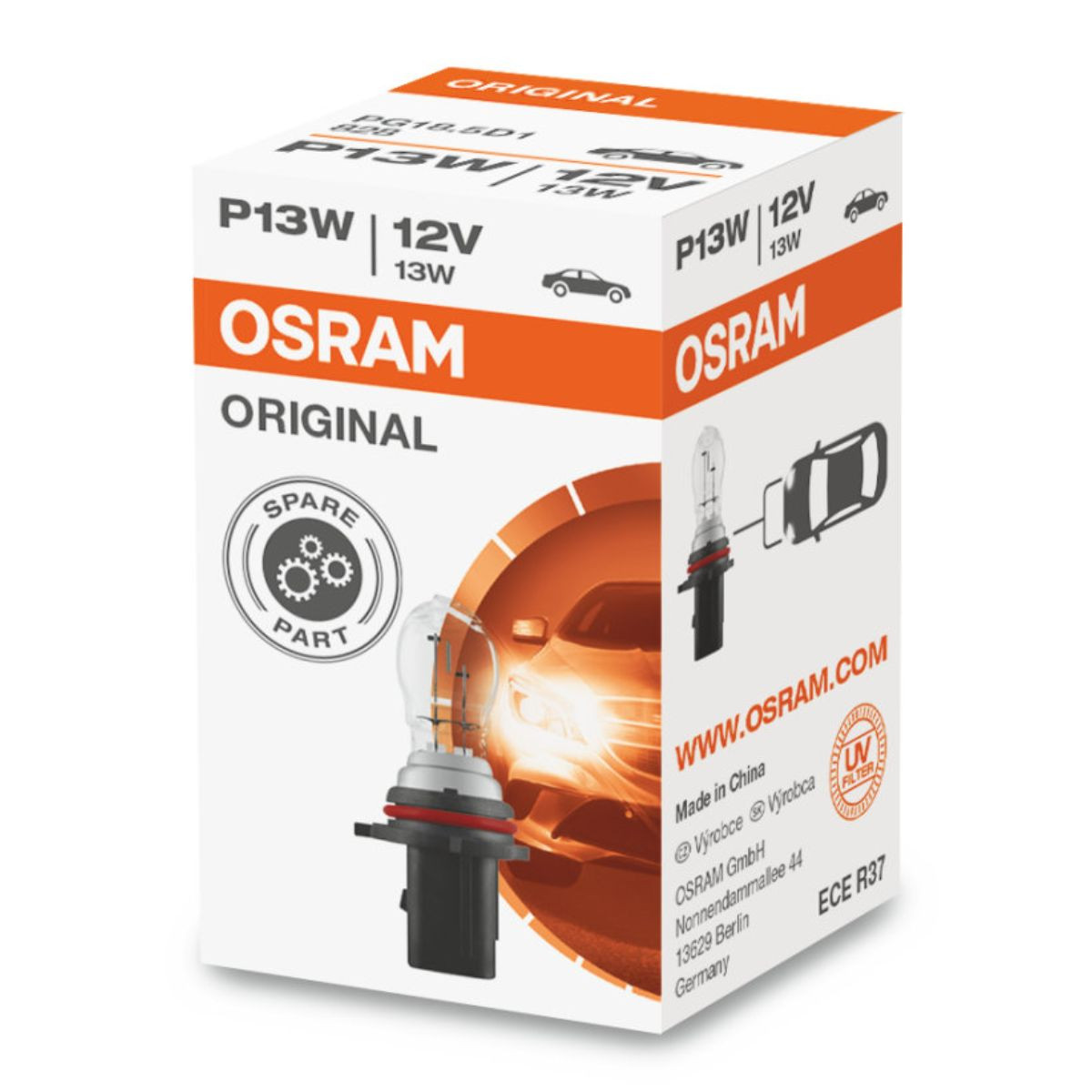 SIJAL 12V 828 P13W PG18.5D-1 (  ) 19W OSRAM 