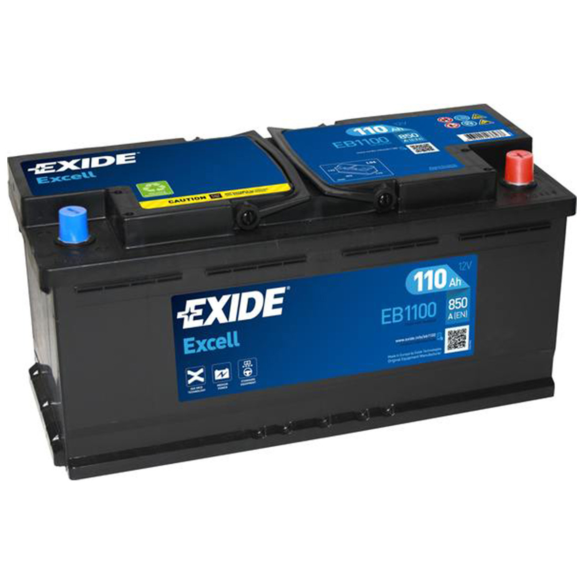 AKUM EXIDE EXCELL 12V110AH D+ EB1100 ( I1 ) 