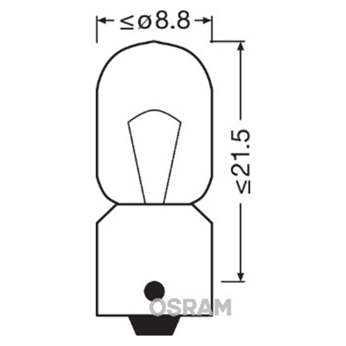 SIJAL 24V/ T4W 3930 4W BA9S OSRAM 