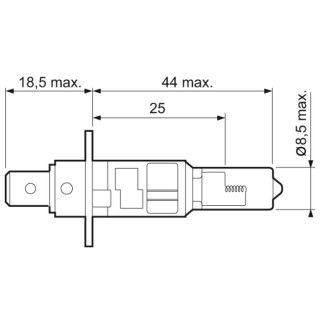 SIJ 12/55W H1 +50% 32503 ( 32502 ) VALEO 