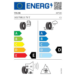 TIGAR 165/70X13 79T TL WINTER 1 FE69 
