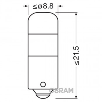 SIJAL PAR LED 12/ T4W 3850WW-02B 1W BA9S 4000K OSRAM 