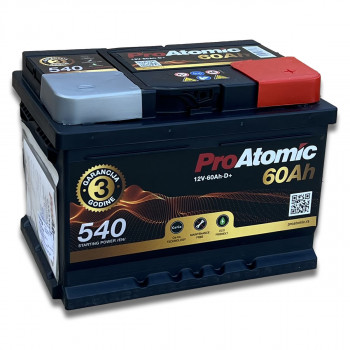 AKUM PROATOMIC 12V60AH D+ 