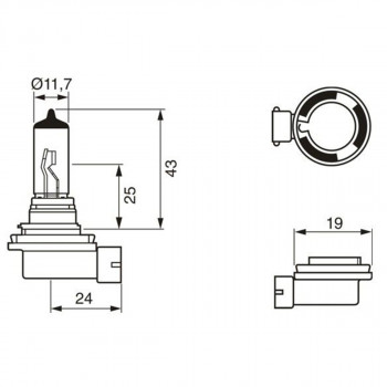 SIJ 12V H11 1987302806 (  ) ECO BOSCH 