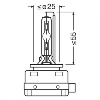 SIJAL PAR XENON / D3S 66340CBN-HCB 35W PK32D-5 6200K OSRAM 