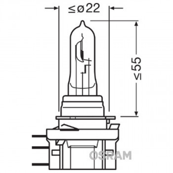 SIJAL 12V/ H15 64176 55W/15W PGJ23T-1 FAS OSRAM 