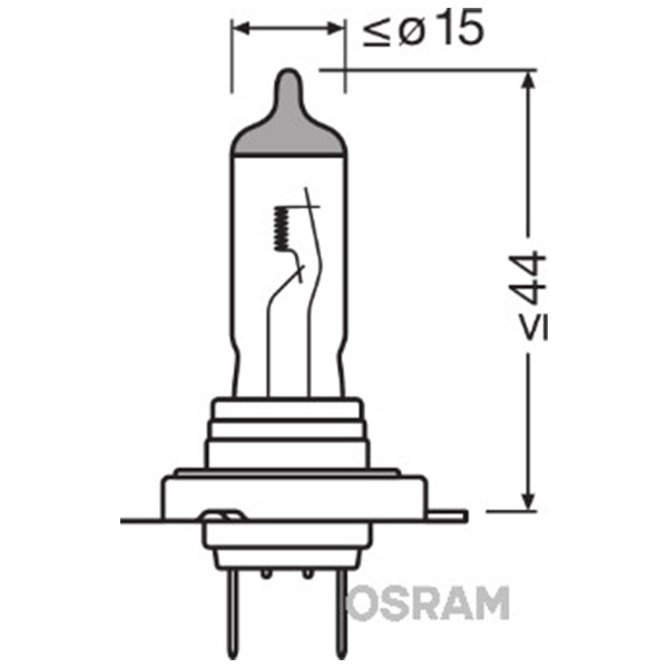 SIJAL 12/ H7 64210ALL 55W PX26D 10X10X1 OSRAM 