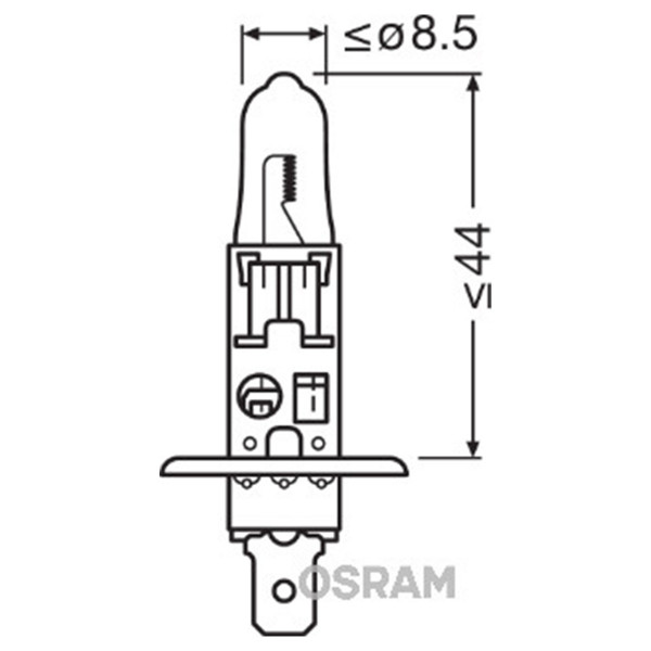 SIJAL 12/ H1 64150ULT-01B 55W P14,5S BLI1 OSRAM 