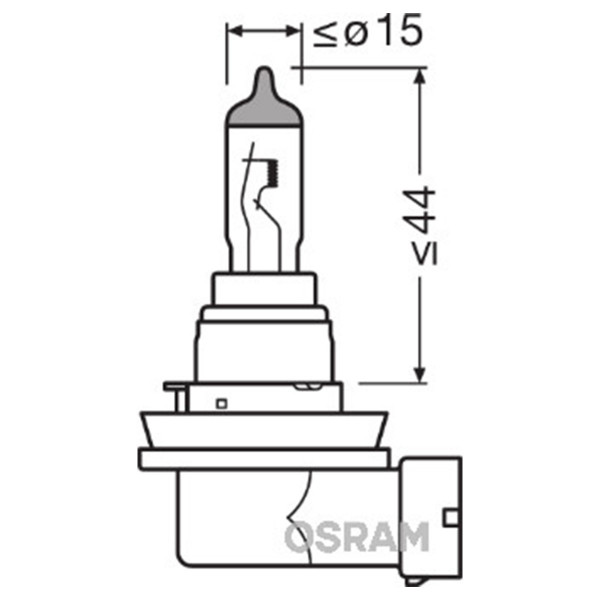 SIJAL 12/ H16 64219L+ 19W PGJ19-3 OSRAM 