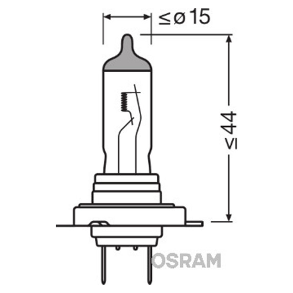 SIJAL MOTO 12/ H7 64210NR5-01B 55W PX26D BLI1 OSRAM 