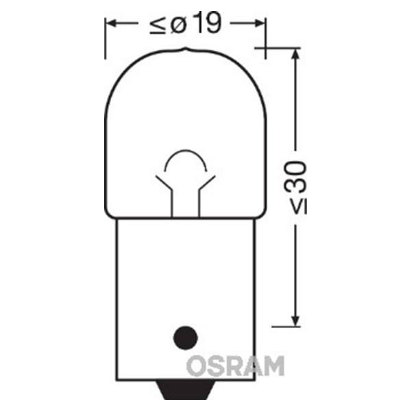 SIJAL 24/ R10W 5637TSP 10W BA15S UNV1 OSRAM 