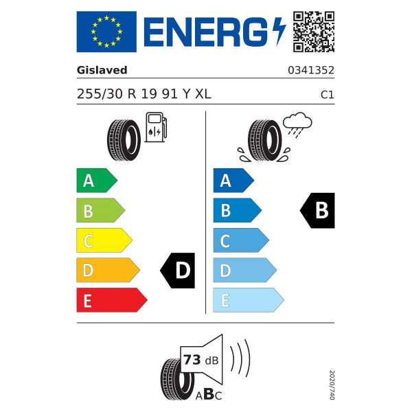 GISLAVED 255/30X19 91Y XL FR ULTRA*SPEED 2 