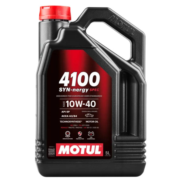 MOTUL 4100 SYN-NERGY SPEC 10W40 5/1 