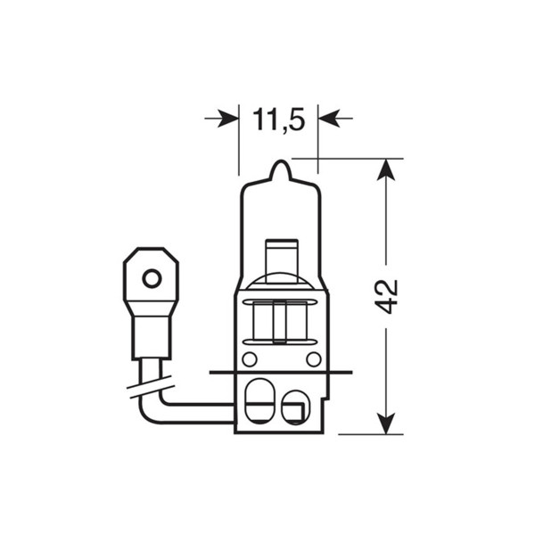 SIJ 58183 12V H3 BLU XENON 100W PAR 